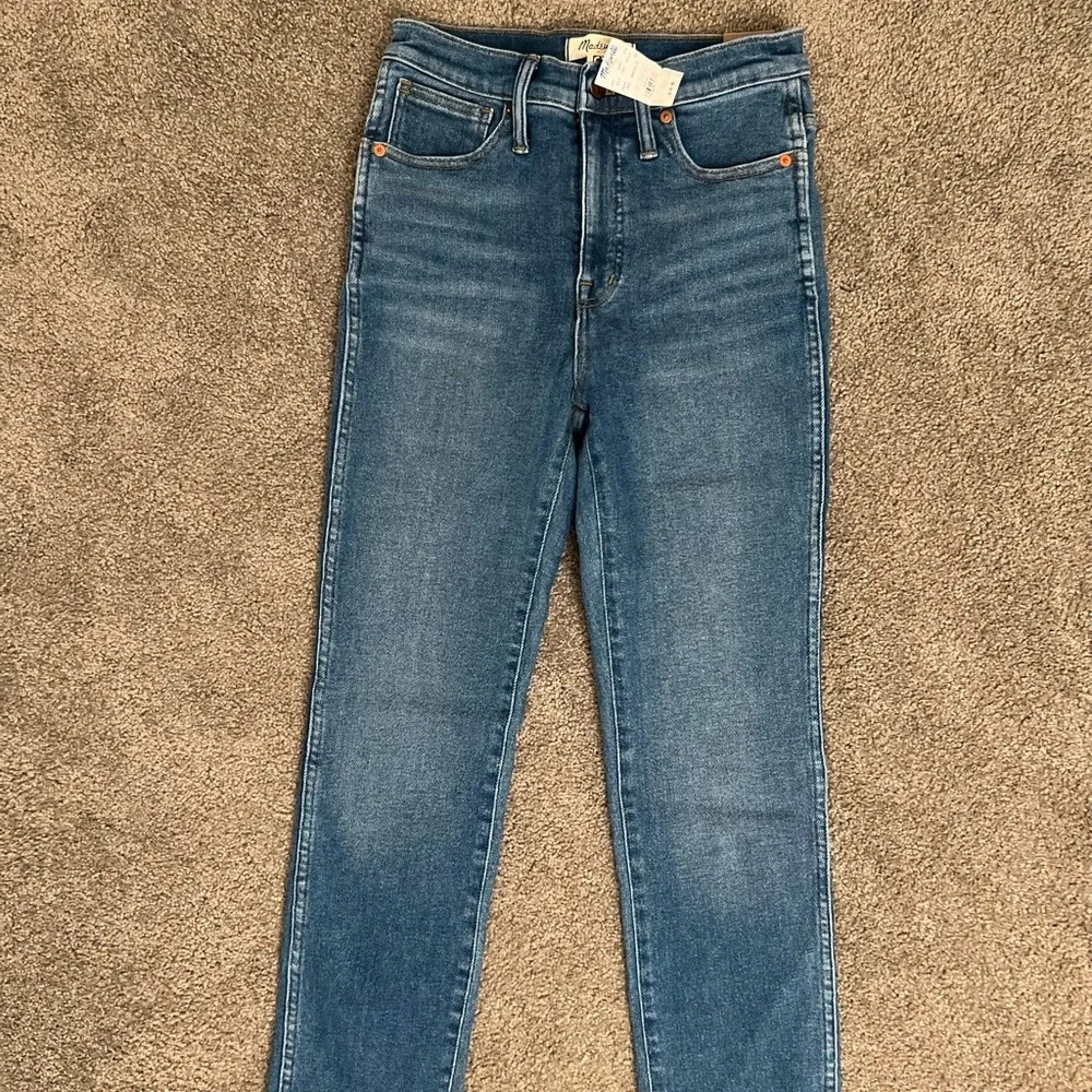 NWT Madewell Stovepipe Jeans 25 - Picture 3 of 9